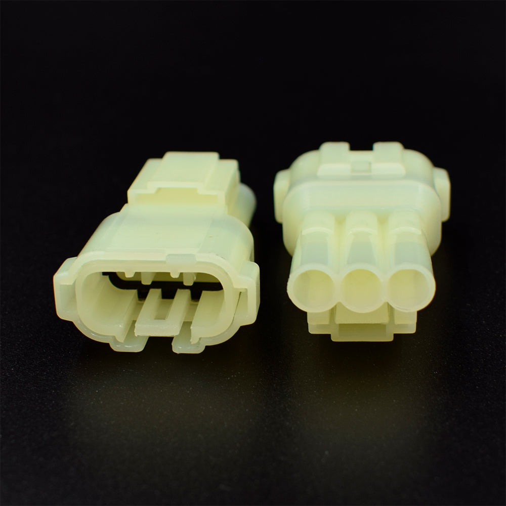 CONECTOR 3 VIAS PALA 0.90 VERDE HEMBRA