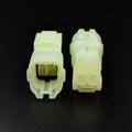 CONECTOR 4 VIAS PALA 0.90 VERDE HEMBRA