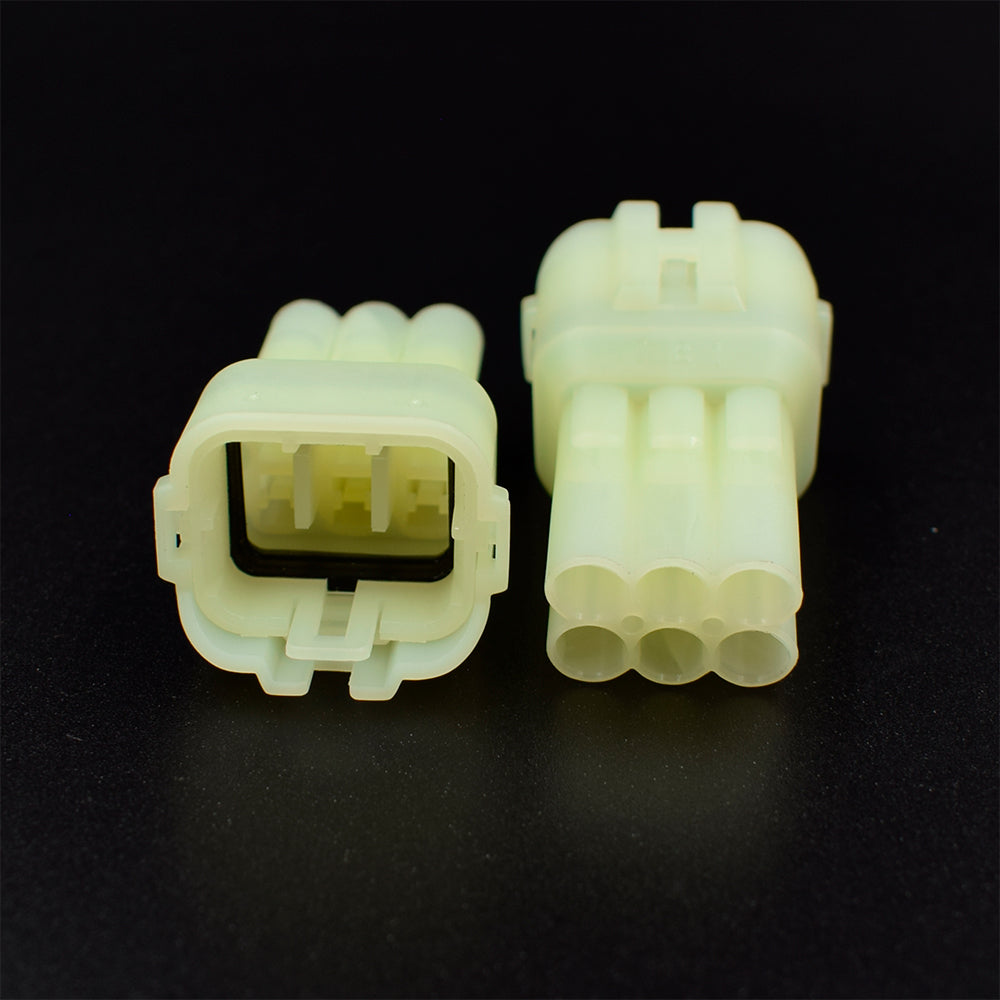 CONECTOR 6 VIAS PALA 0.90 VERDE HEMBRA