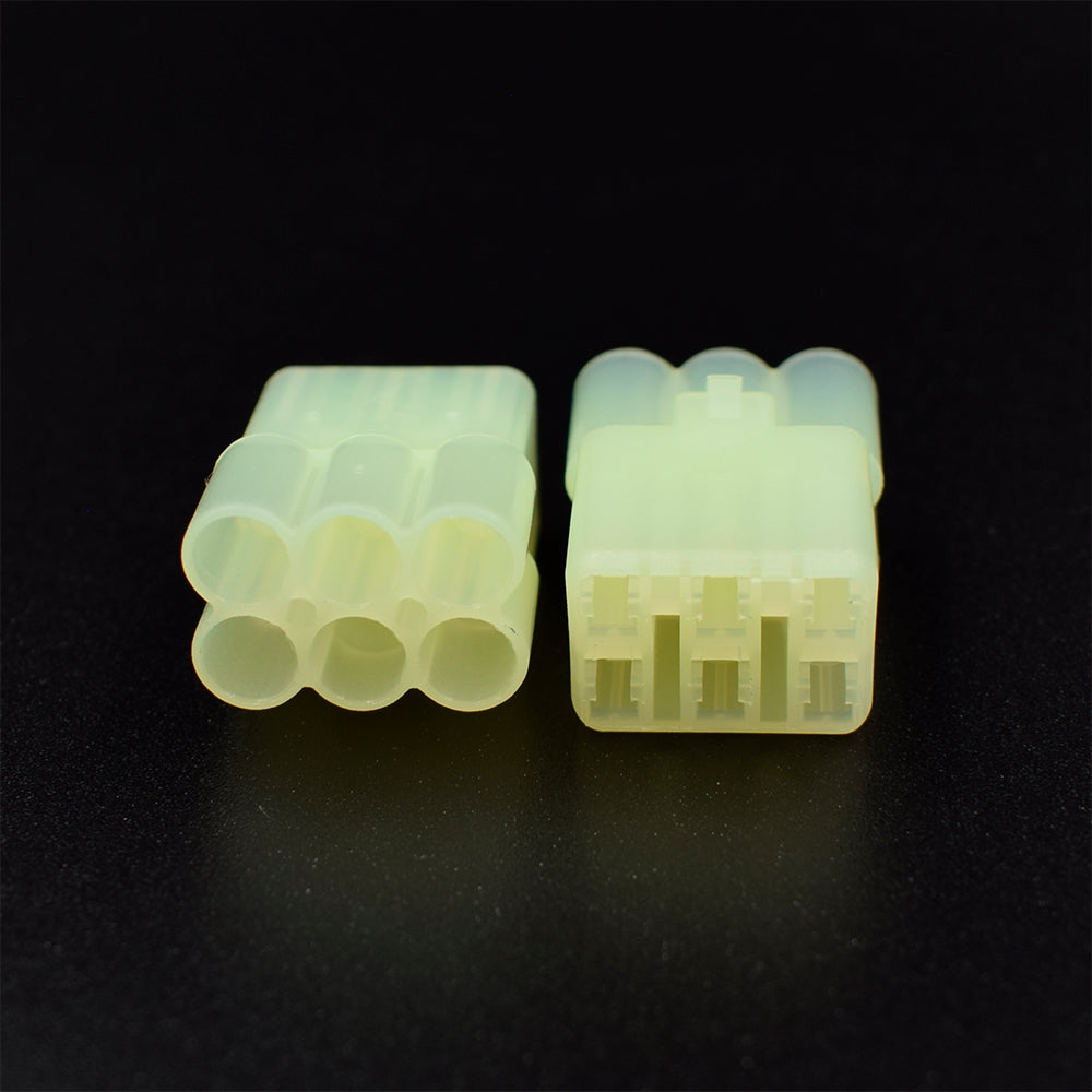 CONECTOR 6 VIAS VERDE MACHO