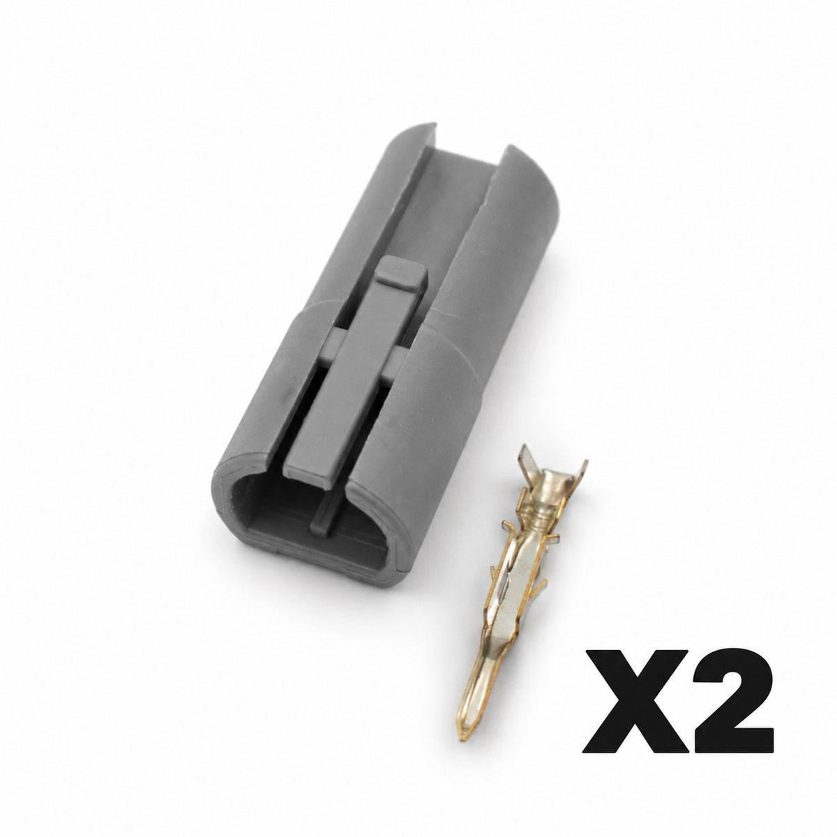 CONECTOR 2 PINES + TERMINALES DIRECCIONALES AUTECO ORIGINALES