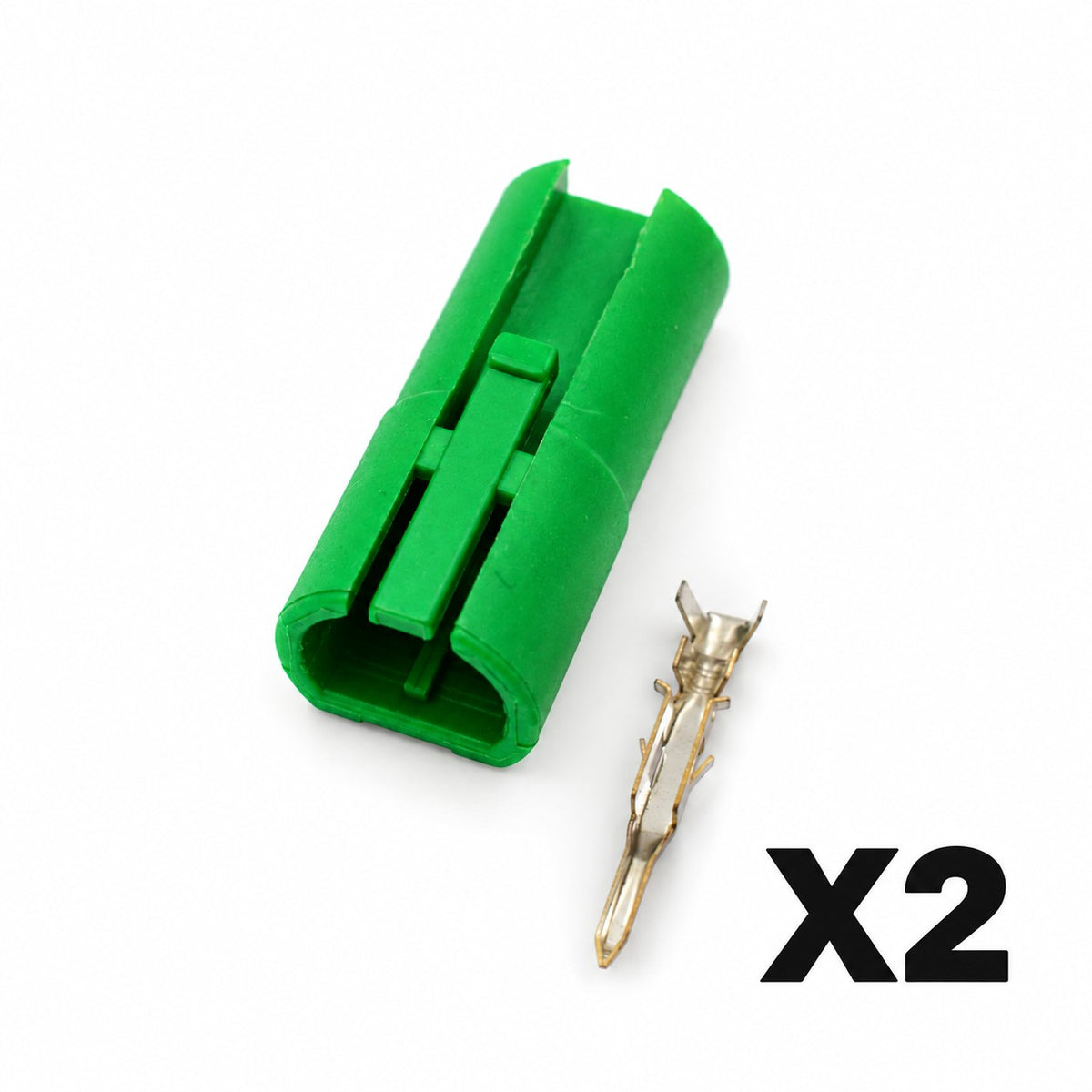 CONECTOR 2 PINES + TERMINALES DIRECCIONALES AUTECO ORIGINALES