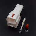CONECTOR 2 PINES 0,90 BARRIGON + TERMINALES + AISLANTES
