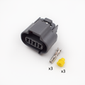 CONECTOR 3 PINES + TERMINALES+ AISLANTES CARBURADOR