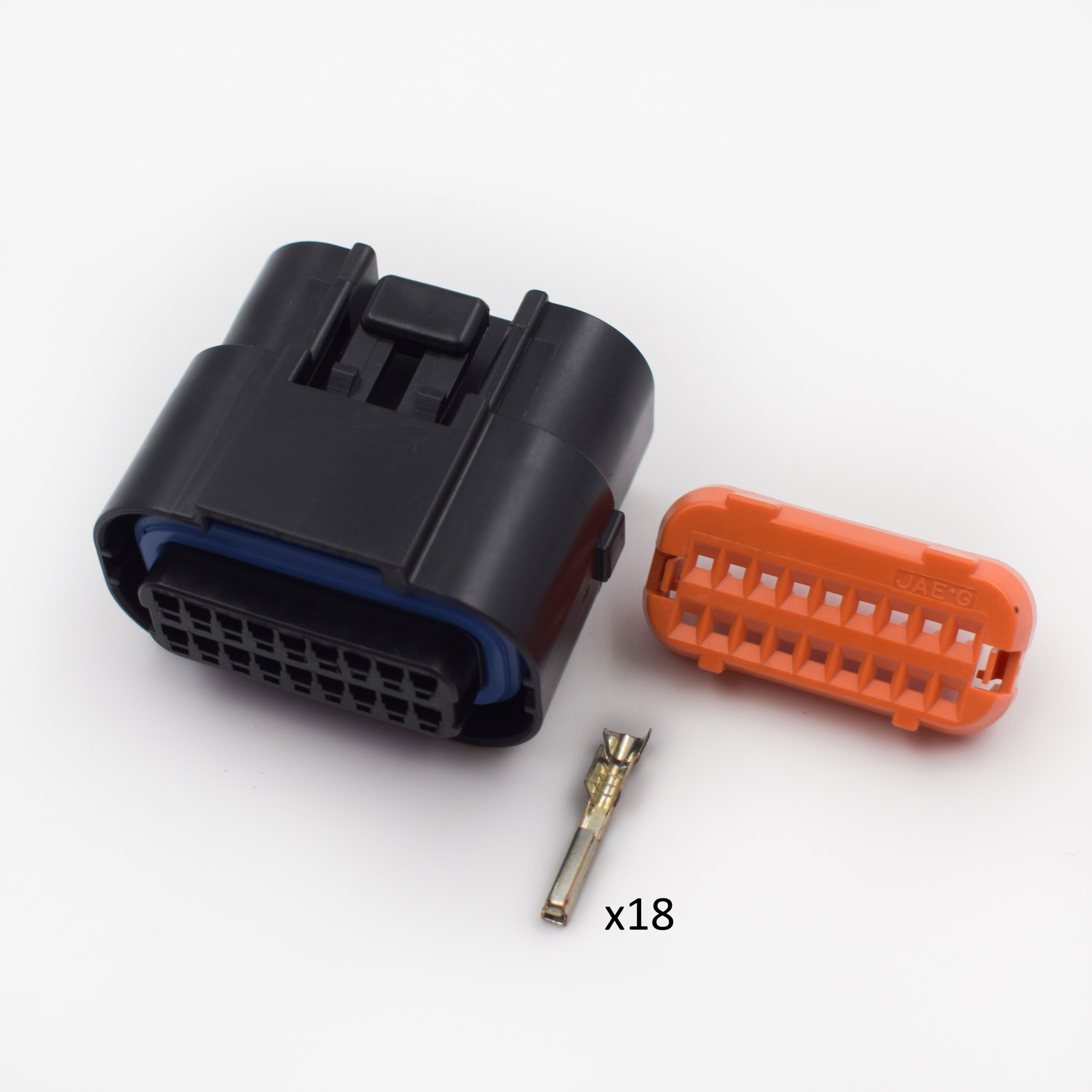 CONECTOR 18 PINES + TERMINALES DE ECU