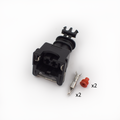 CONECTOR 2 PINES + TERMINALES CON HIERRO