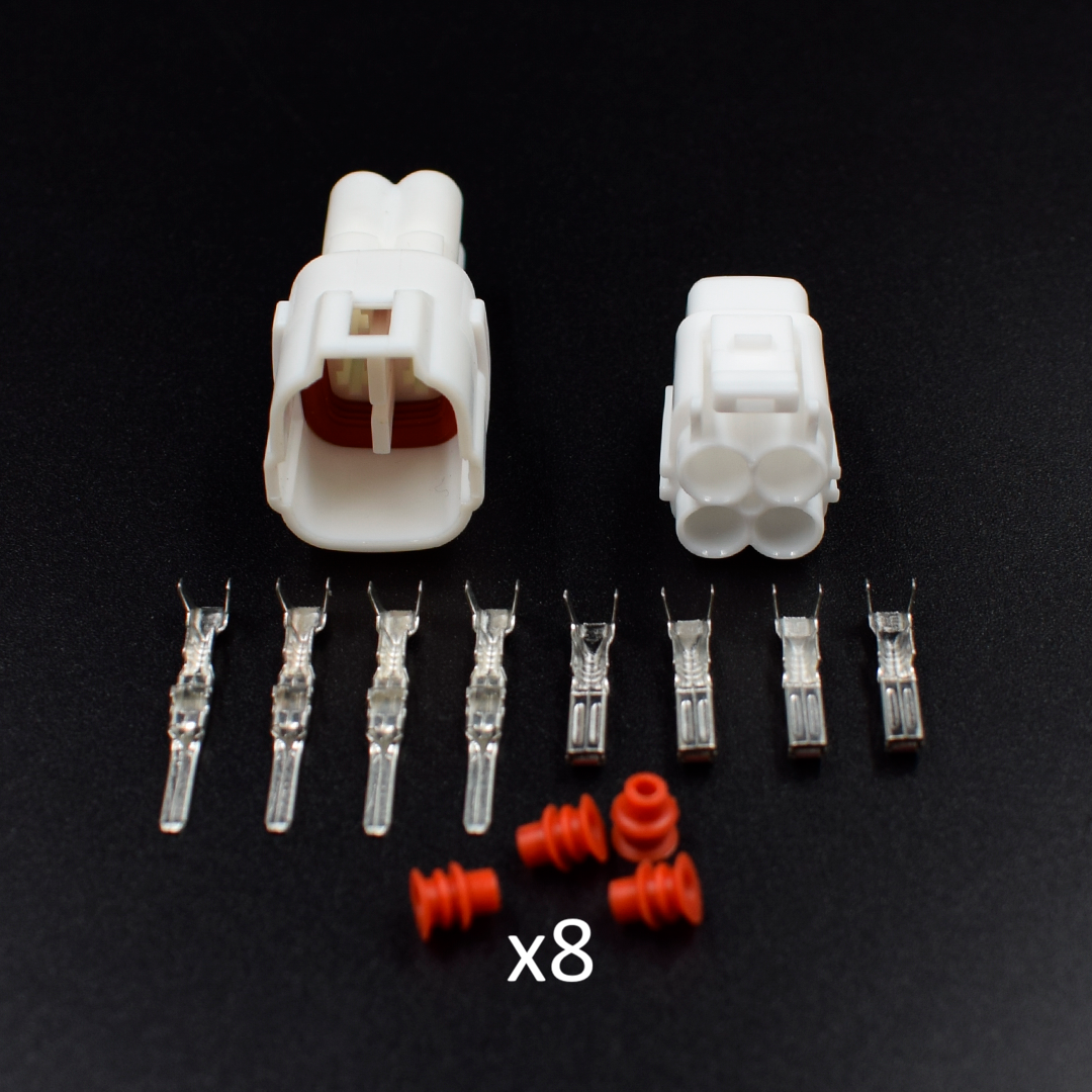 4 VIAS HEMBRA Y MACHO + TERMINALES PALA 0.90