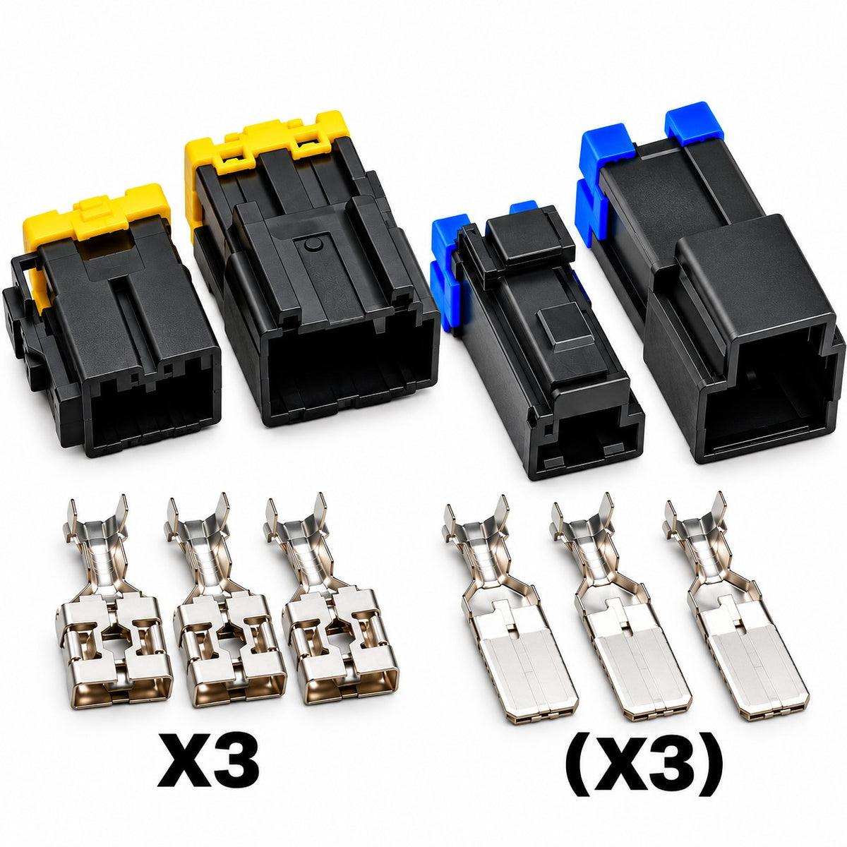 3 VIAS HEMBRA Y MACHO + TERMINALES + PINES NACIONAL NMAX VOLANTE