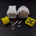 16 VIAS HEMBRA Y MACHO + TERMINALES + AISLANTES RTX