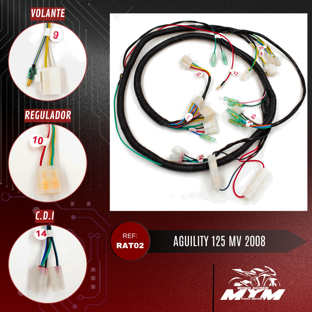 AGILITY 125 MV 2008