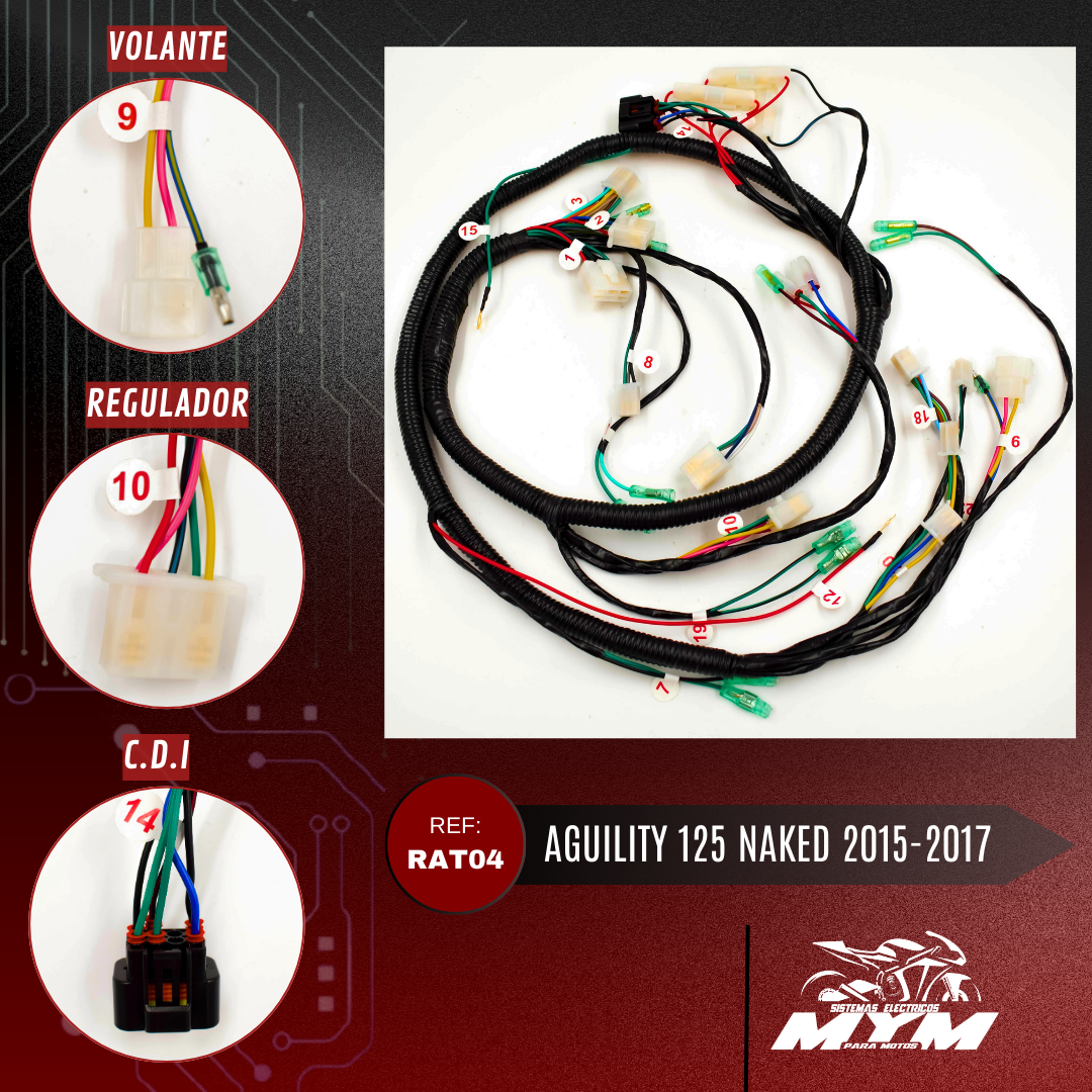 AGILITY 125 NAKED 2015-2017
