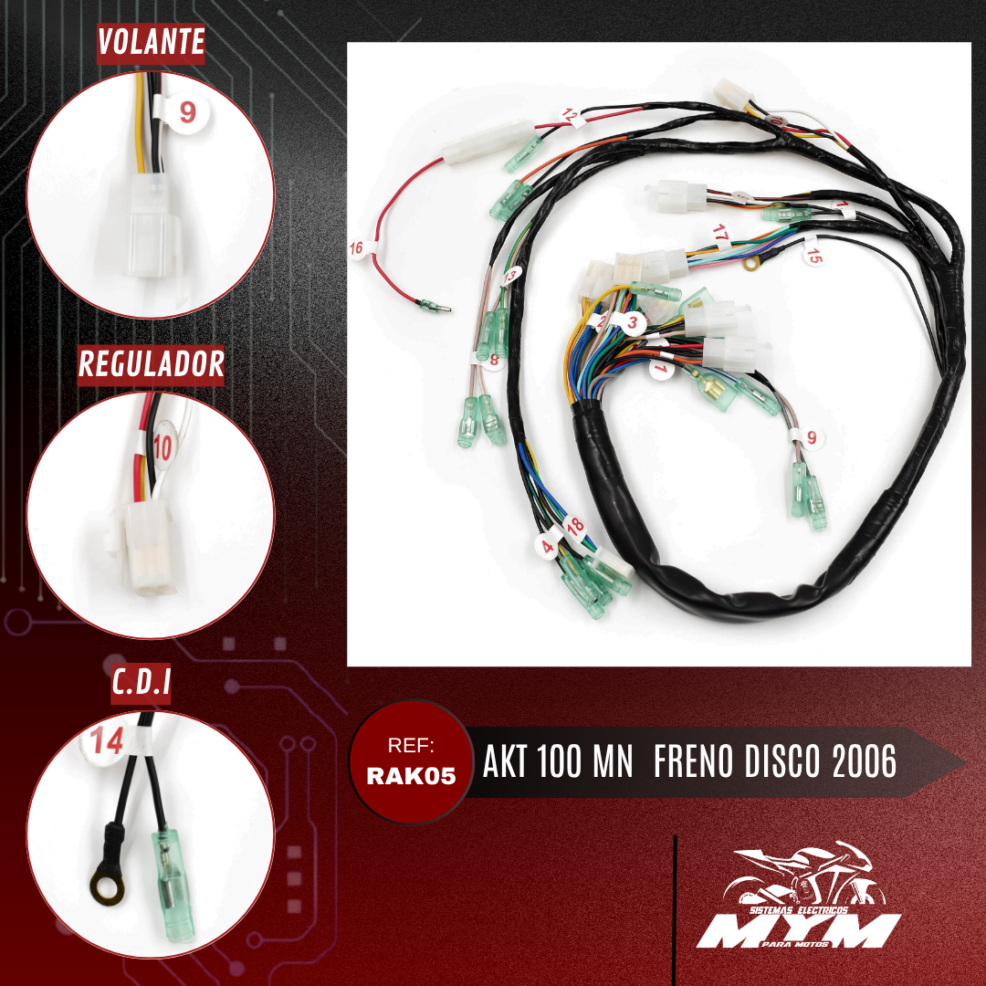 AKT 100 MN  FRENO DISCO 2006