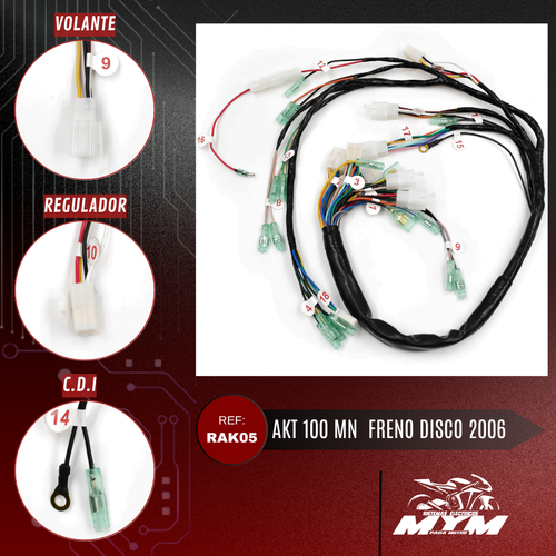 AKT 100 MN  FRENO DISCO 2006