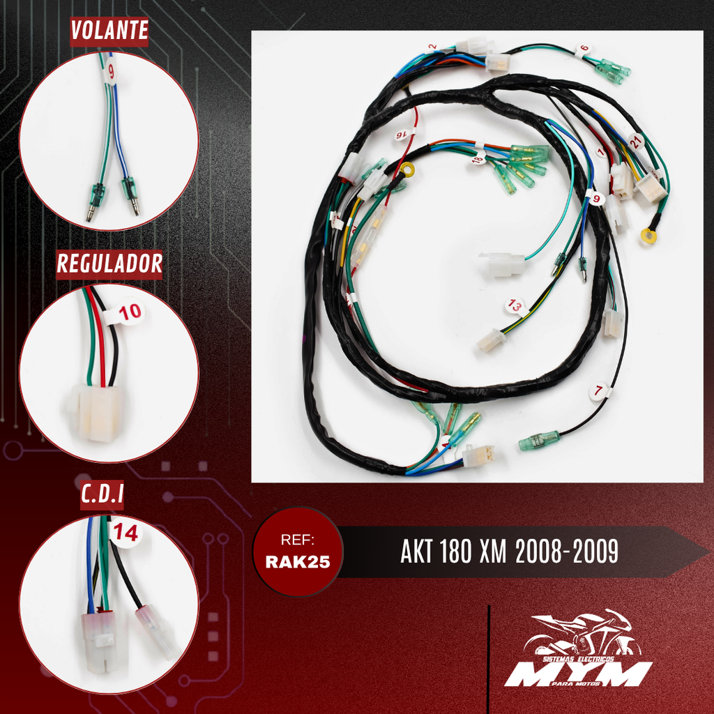 AKT 180 XM 2008-2009 COMPLETO