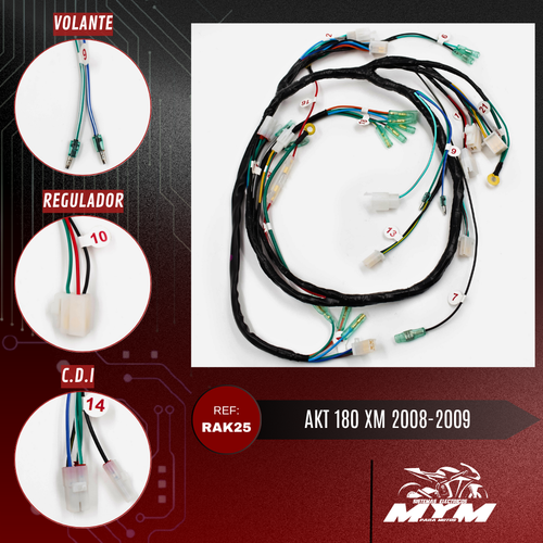 AKT 180 XM 2008-2009 COMPLETO