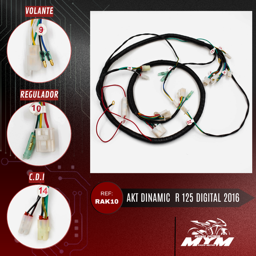 AKT DYNAMIC  R 125 DIGITAL 2016