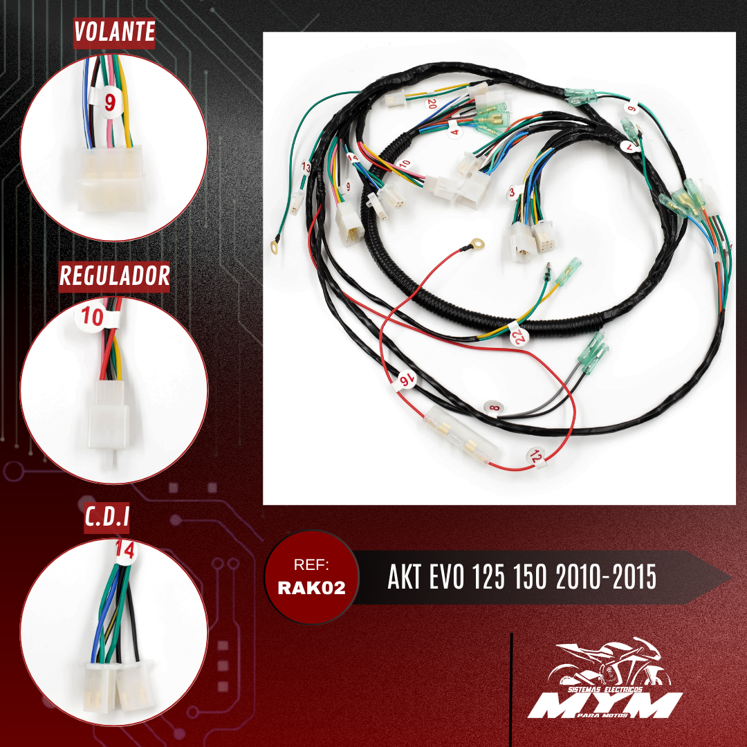 AKT EVO 125 150 2010-2015