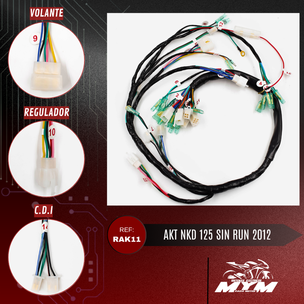 AKT NKD 125 SIN RUN 2012