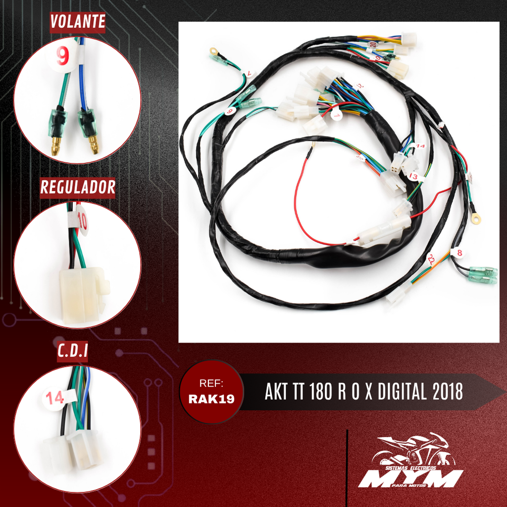 AKT TT 180 R O X DIGITAL 2018