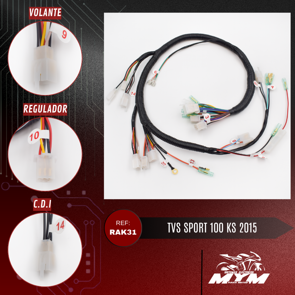 AKT TVS SPORT 100 KS  2015