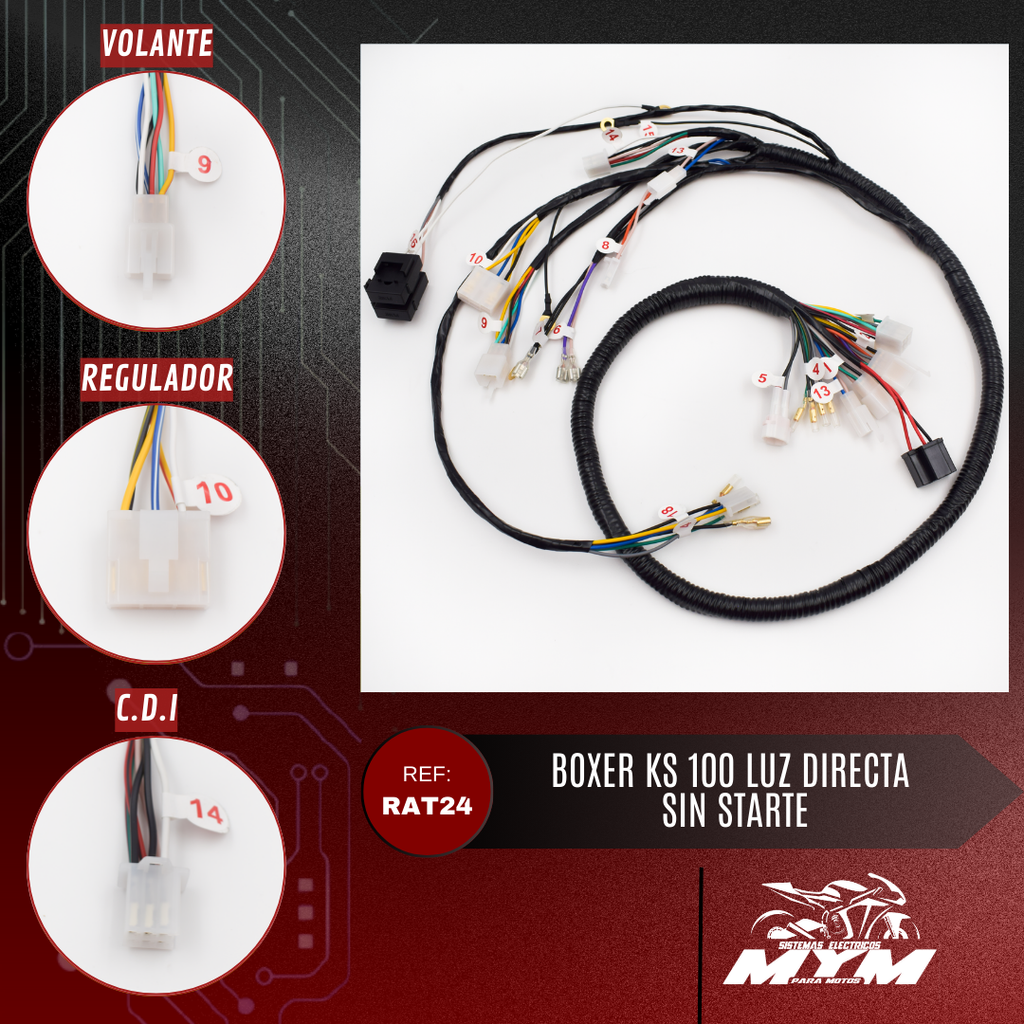 BOXER KS 100 LUZ DIRECTA SIN STARTE