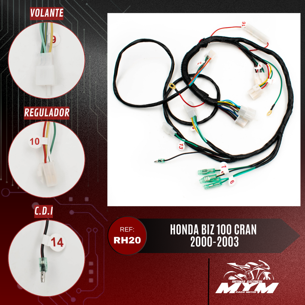 HONDA BIZ 100 CRAN 2000-2003