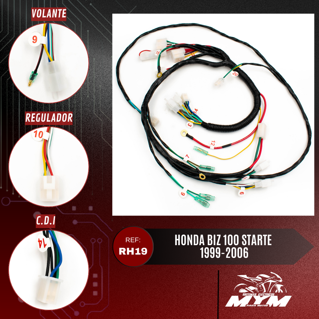 HONDA BIZ 100 STARTE 1999-2006