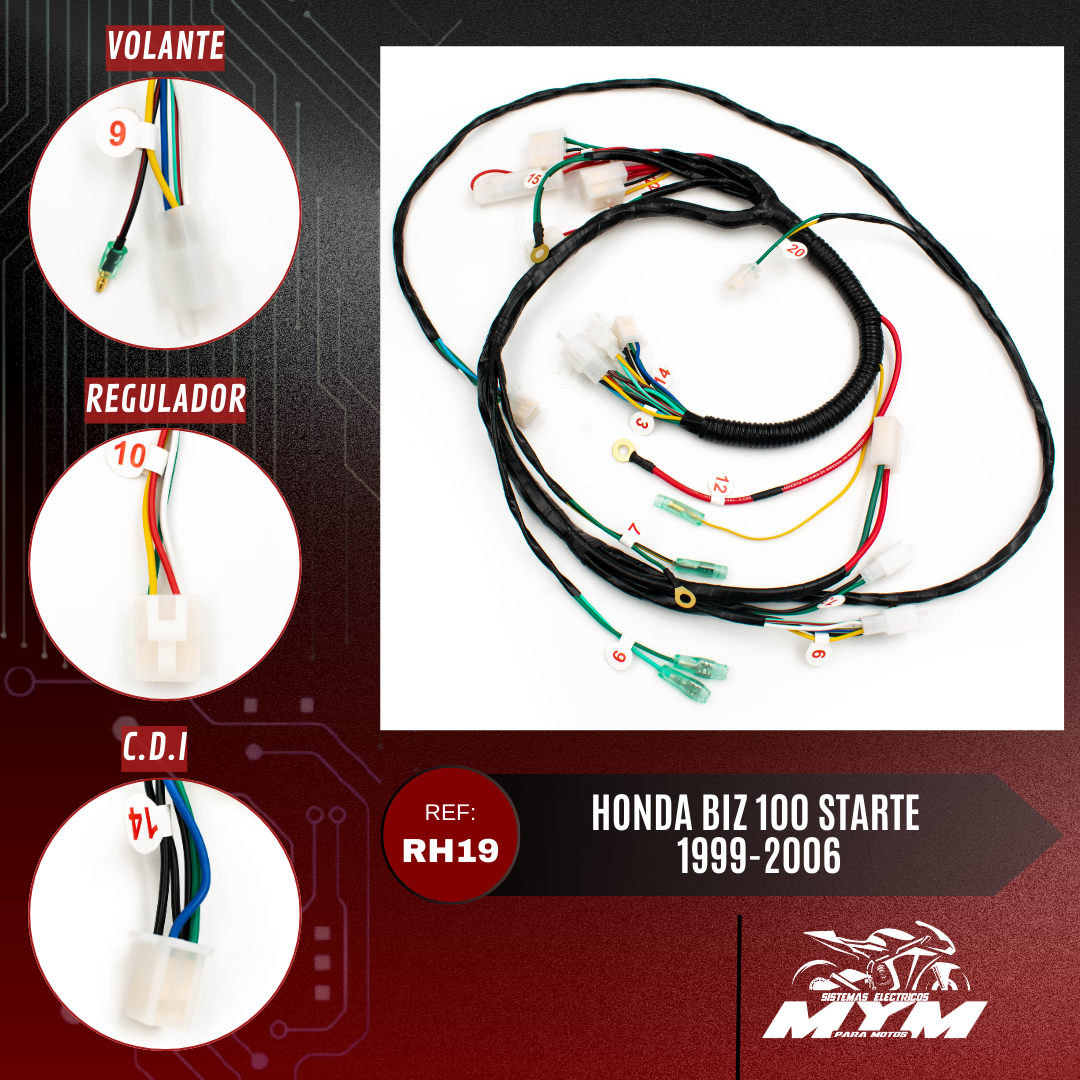 HONDA BIZ 100 STARTE 1999-2006