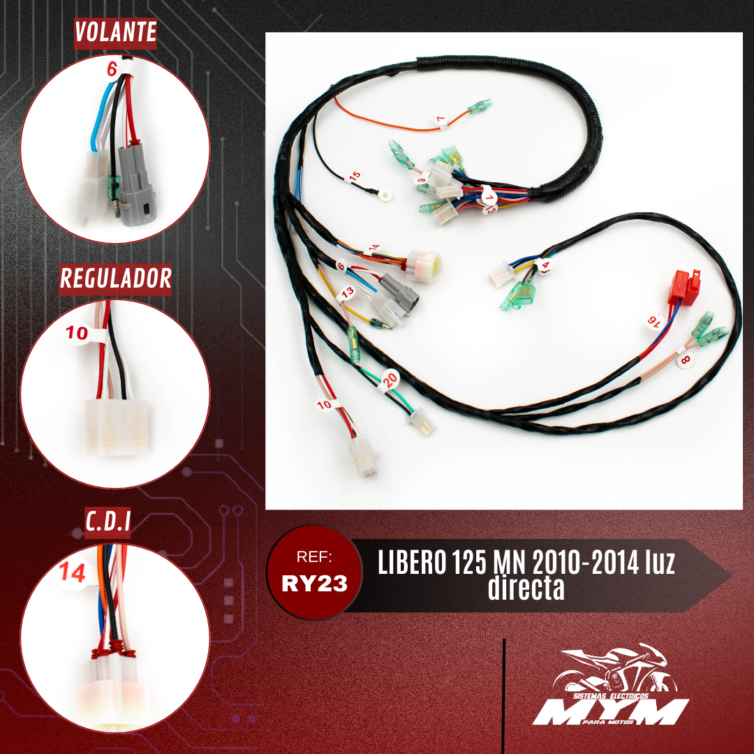 LIBERO 125 MN 2010-2014 LUZ DIRECTA