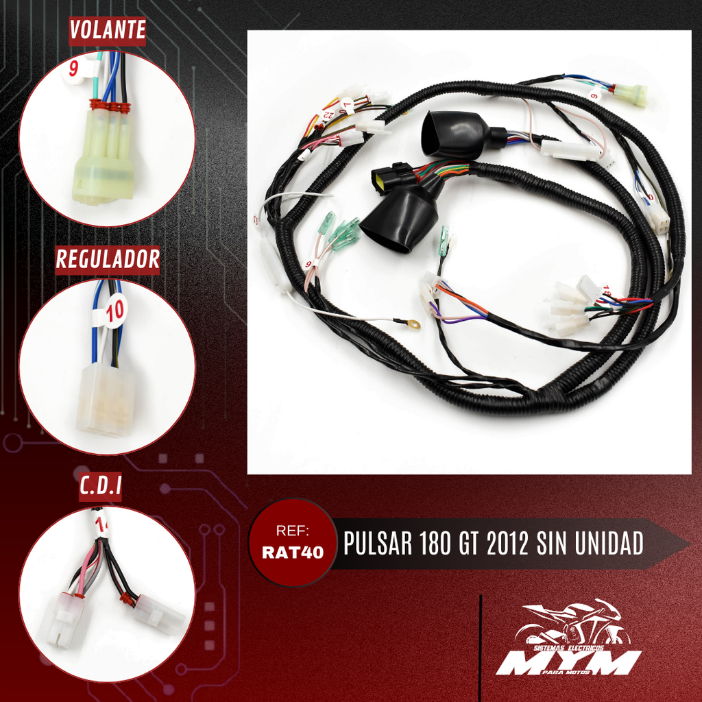 PULSAR 180 GT 2012 SIN UNIDAD