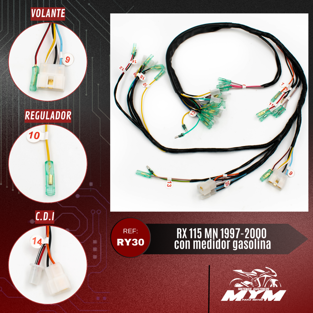 RX 115 MN 1997-2000 EN ADELANTE CON MEDIDOR GASOLINA