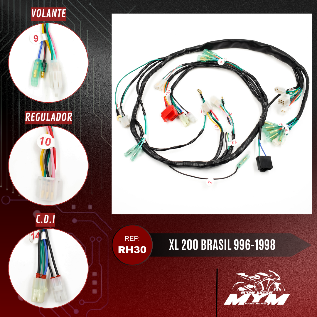 XL 200 BRASIL 996-1998