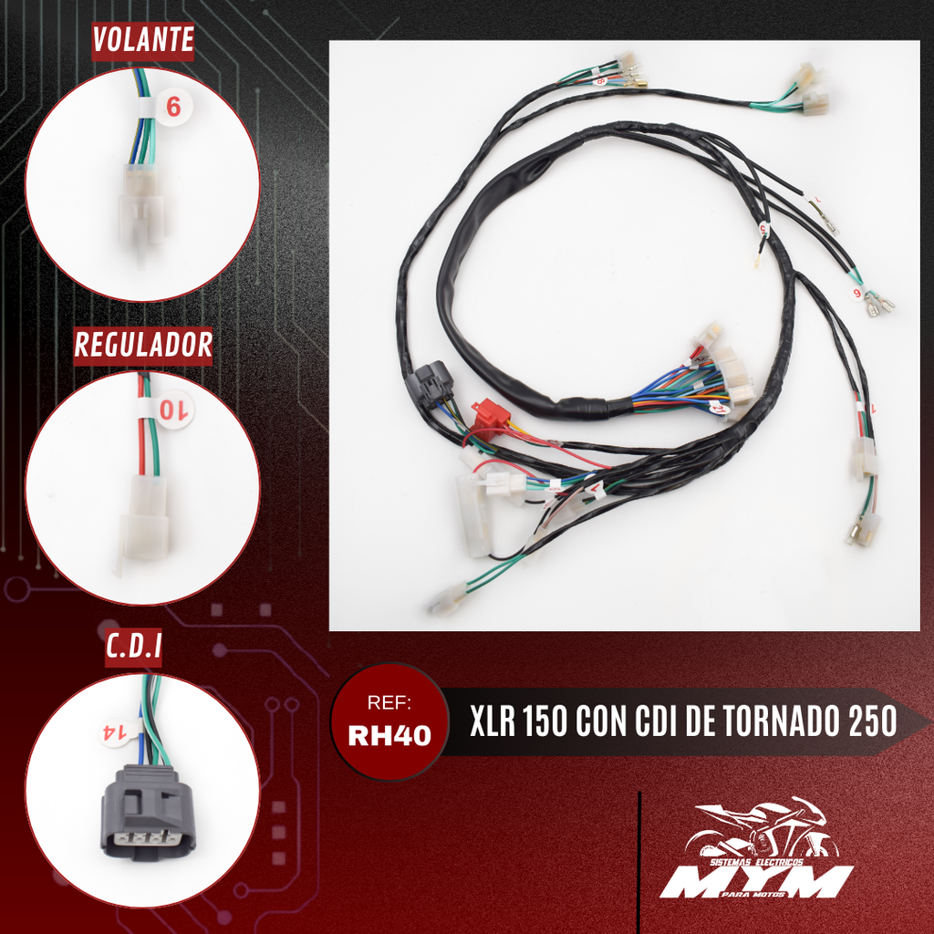 XLR 150 CON CDI DE TORNADO 250
