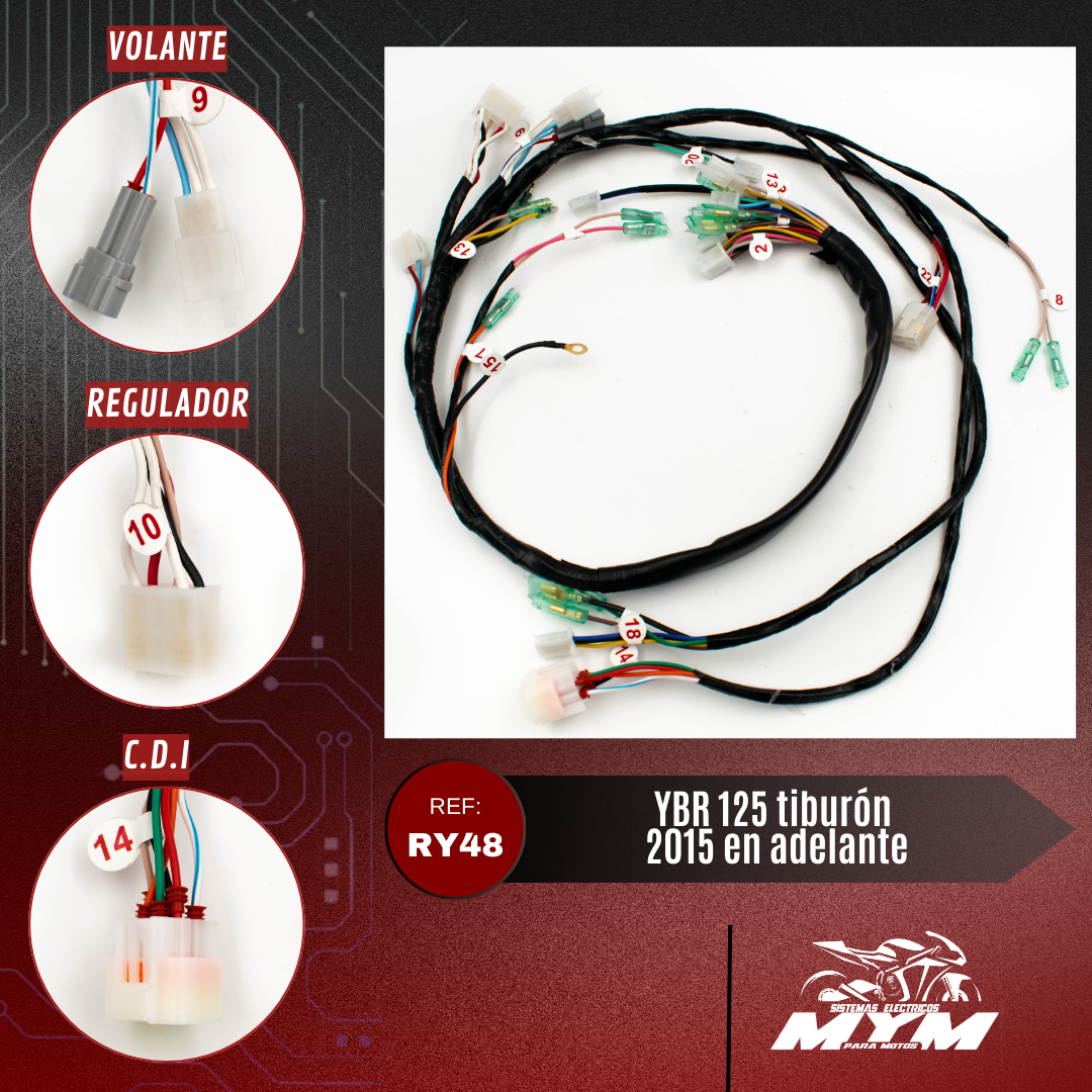 YBR 125 TIBURON 2015 EN ADELANTE